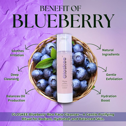 Blueberry Rice Face Cleanser