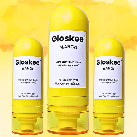 Sunscreen (Mango Ultra Light Sun Block SPF 40 Plus Moisturizer)