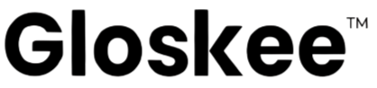 Gloskee logo in black text on a white background